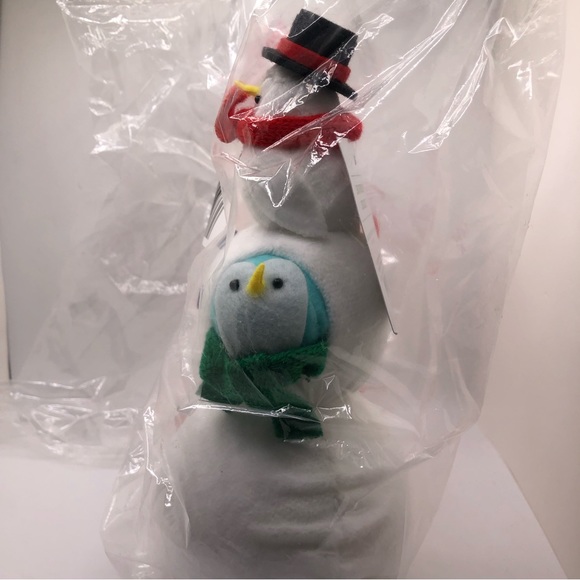 2023 Featherly Friends: Bird Snowman Christmas Figurine (Wondershop Target) - Picture 3 of 5